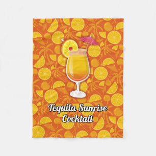Tequila sunrise fleecefilt