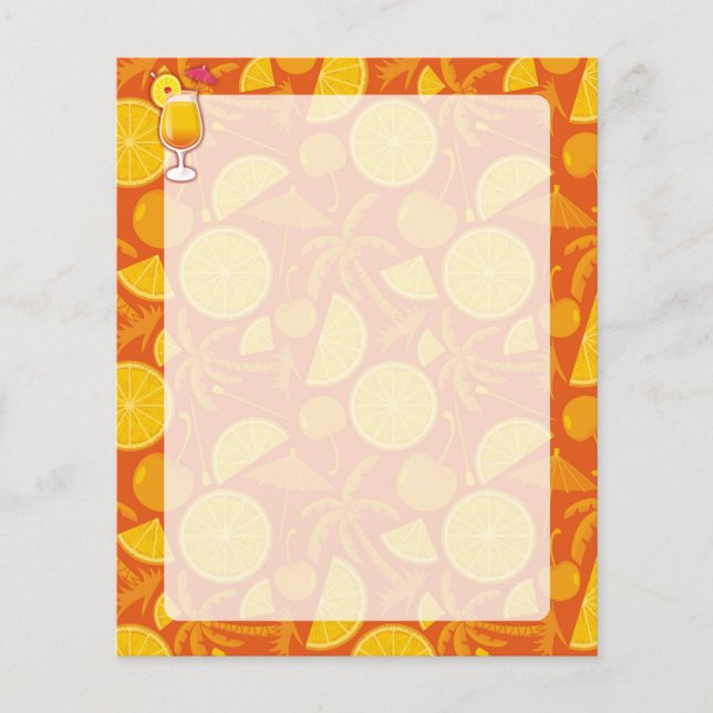 Tequila sunrise flygblad (Framsidan)