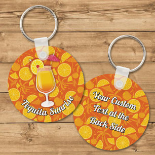 Tequila Sunrise Keychain Nyckelring