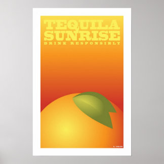 Tequila Sunrise (liten Poster) Poster
