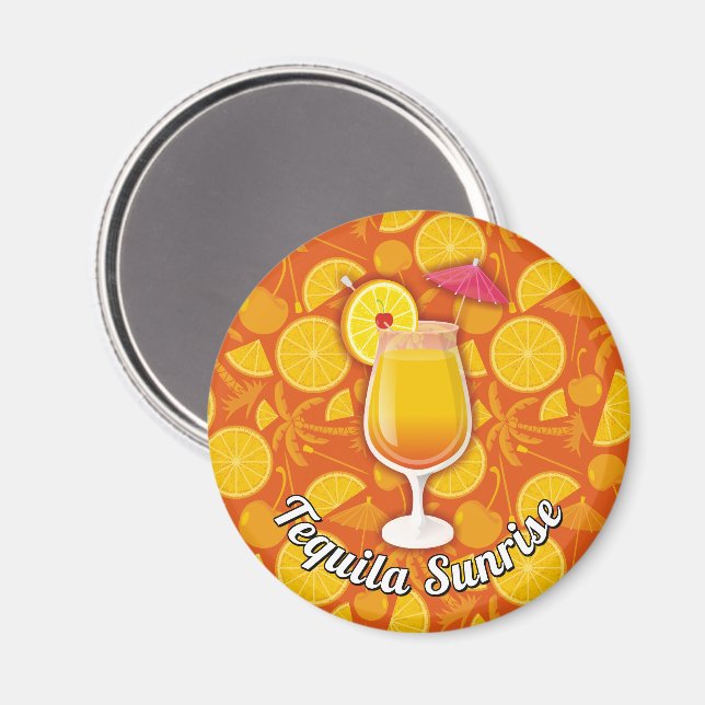Tequila Sunrise Magnet (Front/Back)
