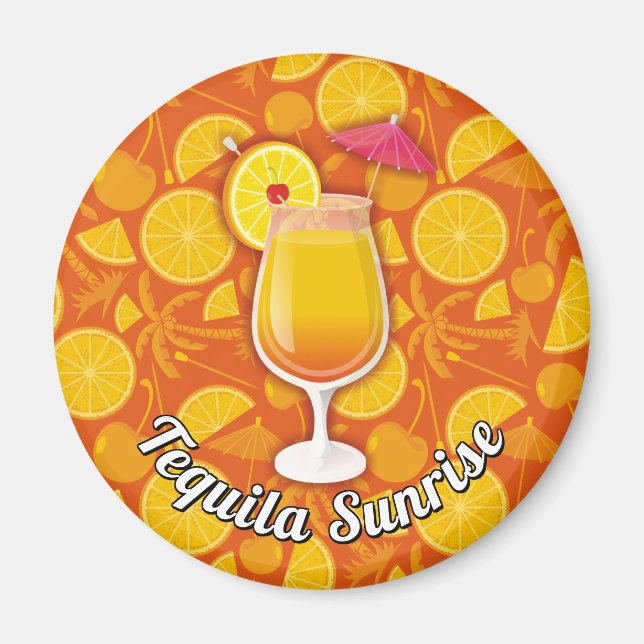 Tequila Sunrise Magnet (Framsidan)