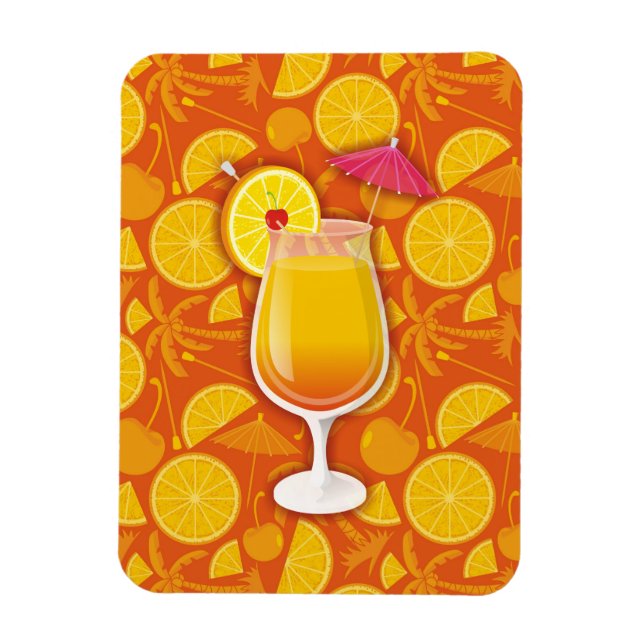 Tequila sunrise magnet (Vertikal)