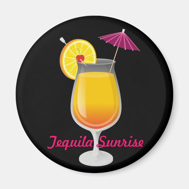 Tequila Sunrise Magnet (Framsidan)