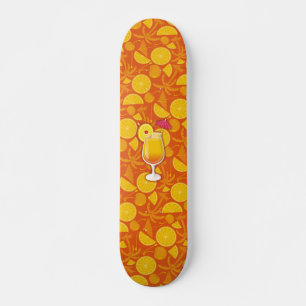 Tequila sunrise mini skateboard bräda 18,5 cm