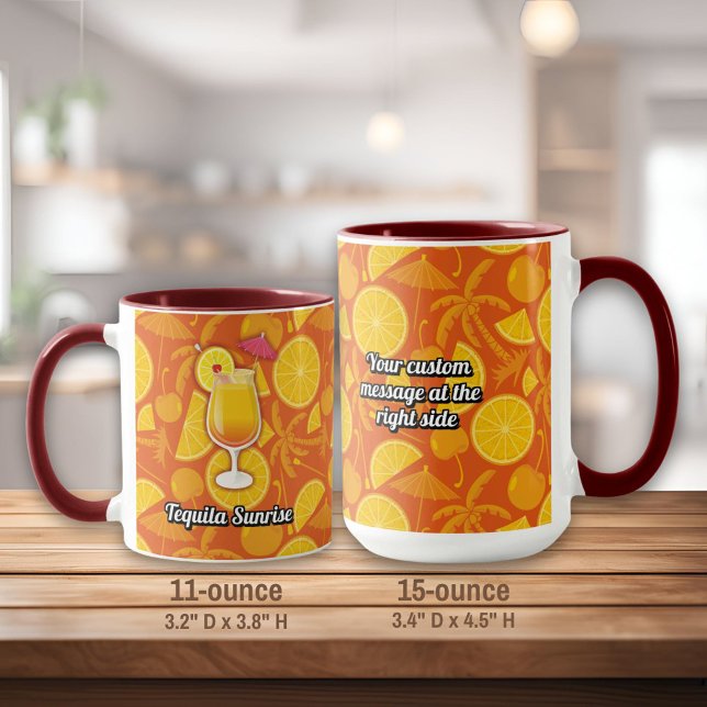Tequila sunrise mugg (Skapare uppladdad)