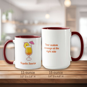 Tequila sunrise mugg