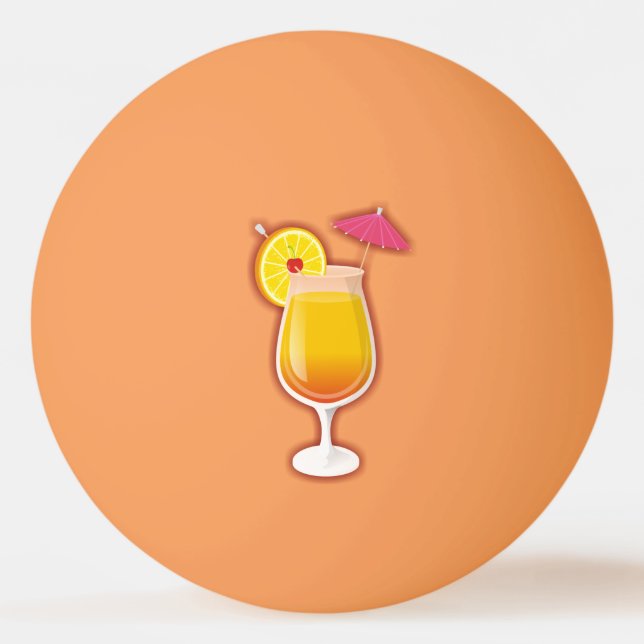 Tequila sunrise pingisboll (Framsidan)