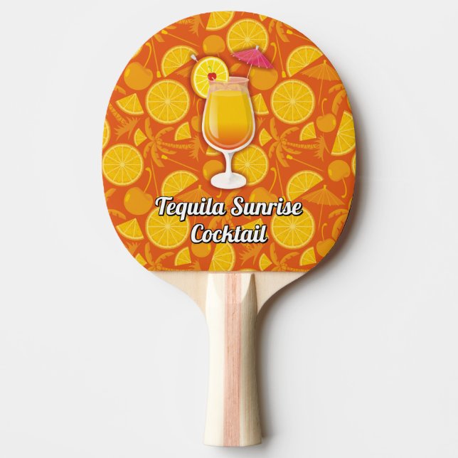 Tequila sunrise pingisracket (Framsidan)