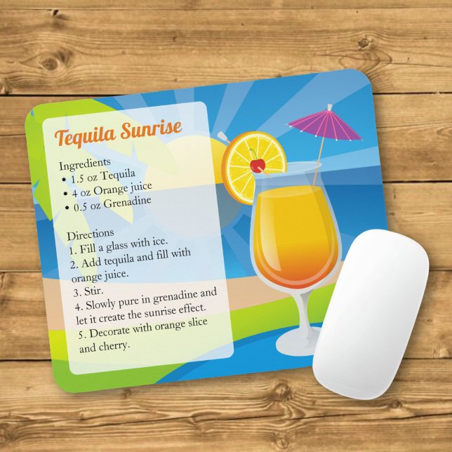 Tequila Sunrise Recept Muskvärmare Musmatta (Skapare uppladdad)