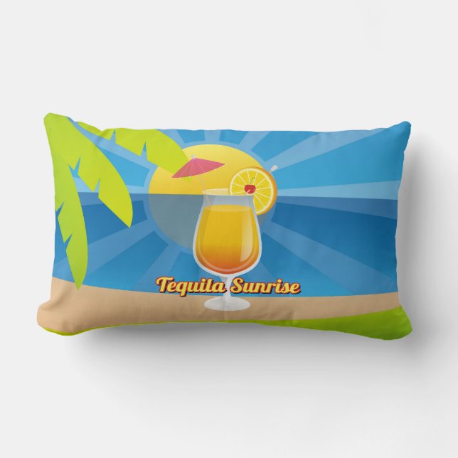 Tequila Sunrise Recipe Lumbarkudde (Framsida)