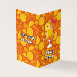 Tequila Sunrise Recipe Visitkort