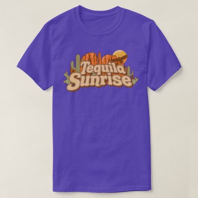 Tequila Sunrise T Shirt (Design framsida)