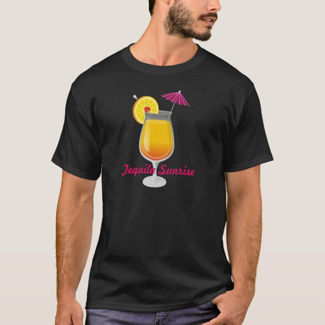 Tequila Sunrise Tee Shirt (Framsida)