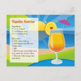 Tequila Sunrise Vykort