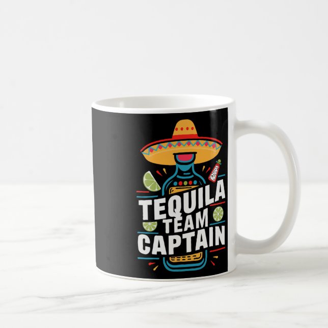 Tequila Team Kapten Cinco De Mayo Party Fiesta Kaffemugg (Höger)