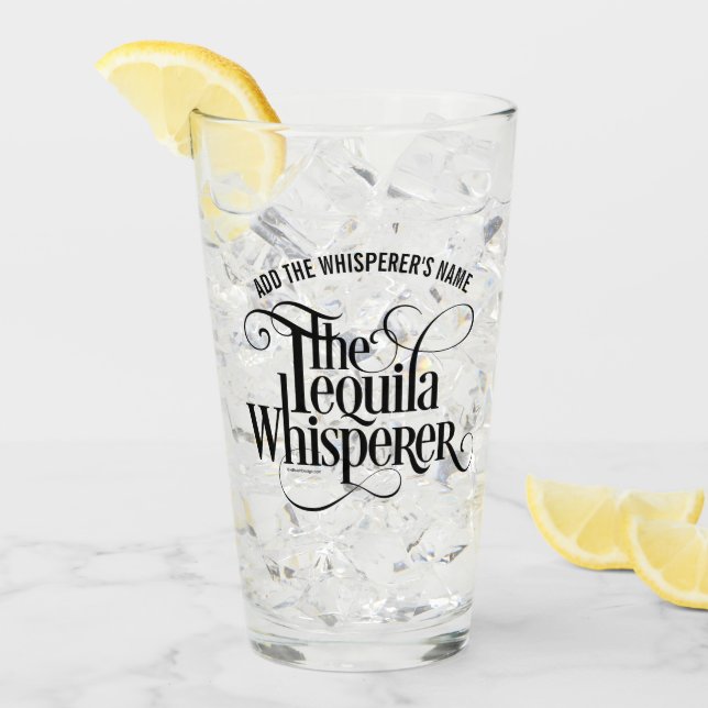 Tequila Whisperer Glass Glaskopp (Framsida Ice)