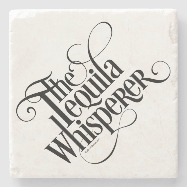 Tequila Whisperer Stone Underlägg (Framsidan)