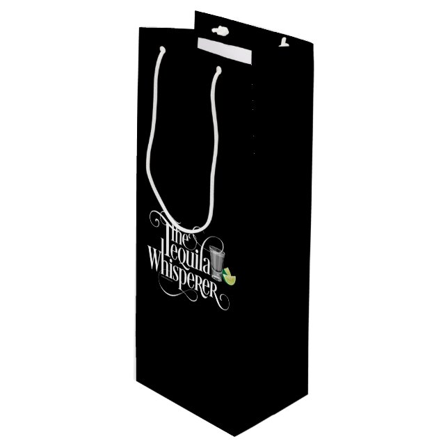 Tequila Whisperer Vin Gift Bag (Framsidan Vinklad)
