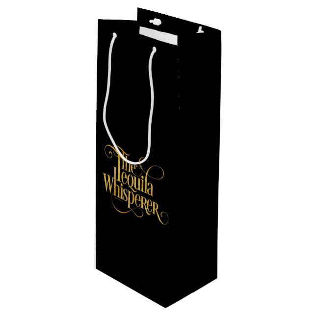 Tequila Whisperer Vin Gift Bag (Framsidan Vinklad)