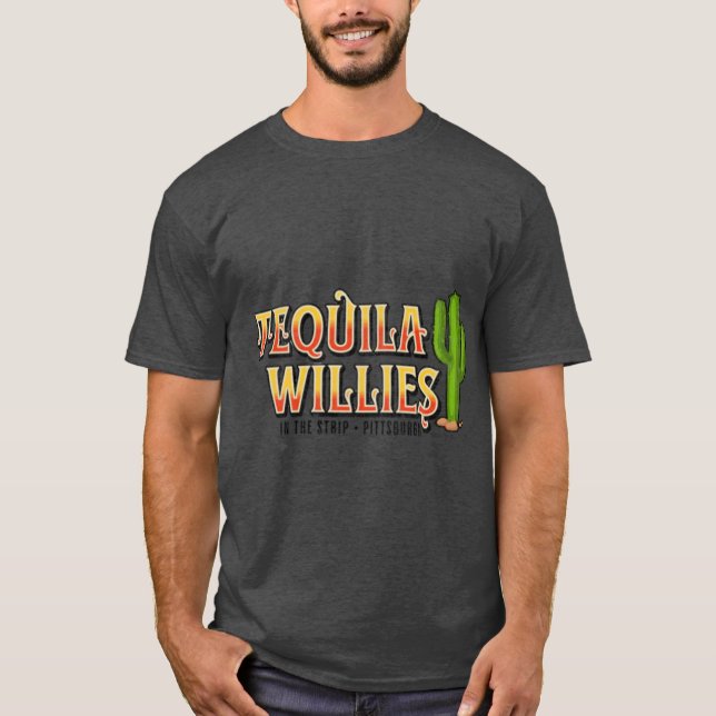 Tequila Willies - Pittsburgh T Shirt (Framsida)