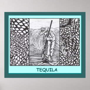 Tequilaaffisch Poster