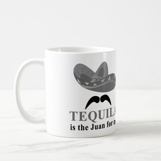 Tequilaen är Juanen för mig muggen Kaffemugg (Vänster)