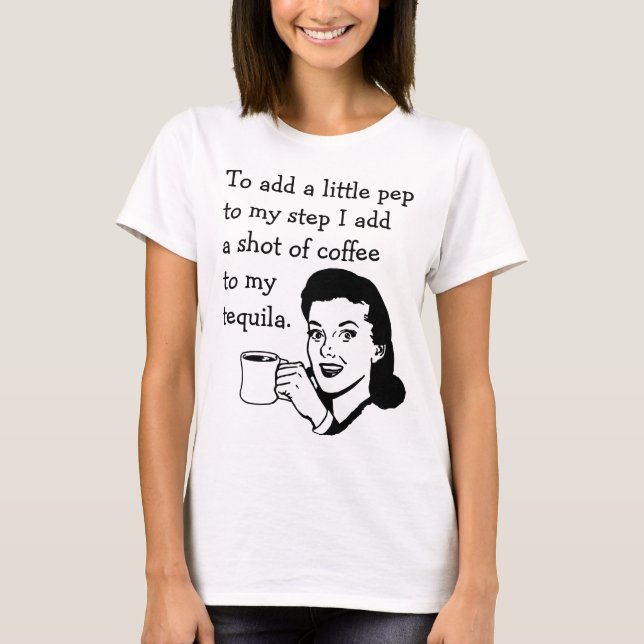 Tequilakaffefart Tee Shirt (Framsida)