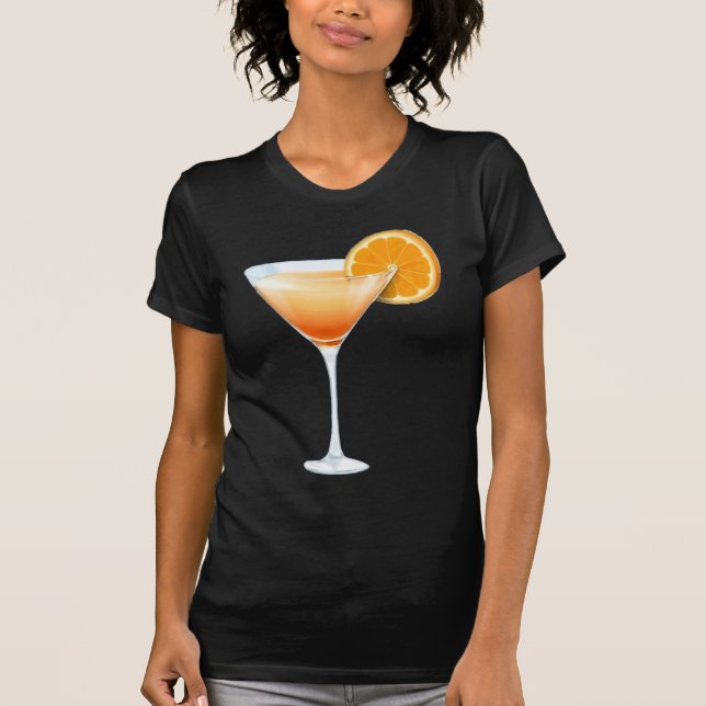 Tequilasoluppgångcoctail T Shirt (Framsida)