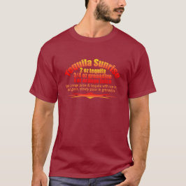 Tequilasoluppgångskjortan - välj stil & färga tee