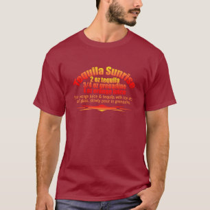 Tequilasoluppgångskjortan - välj stil & färga tee shirt