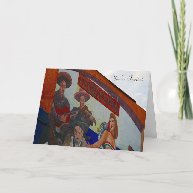 tequileria party inbjudan (Framsida)