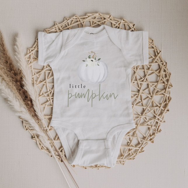 TERA Cute Sage Grönt Blommigt Little Pumpkin T Shirt (Skapare uppladdad)