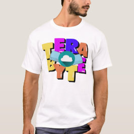 Terabyte Digital datalagringsstorlek T Shirt