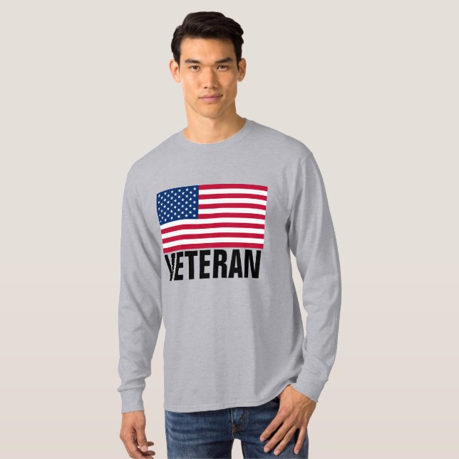 TERAN PATRIOTIC MILITARY VET T-SHIRTS TEES (Hel framsida)