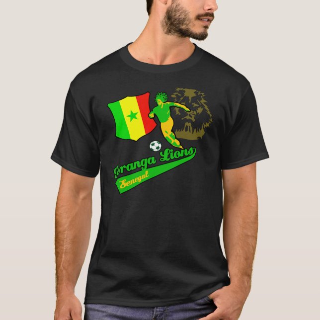 Teranga lejon av Senegal T-shirt (Framsida)
