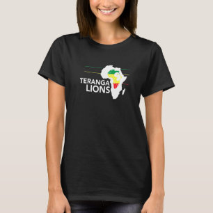 Teranga Lejon Senegals fotbollsspelare T Shirt
