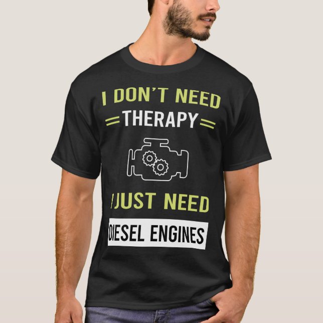 Terapdi diesel motor t shirt (Framsida)
