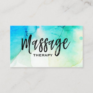 Terapeut för massage för terapi för visitkort