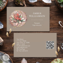 Terapeut Spa Sukkulent Yoga Healing Wellness QR