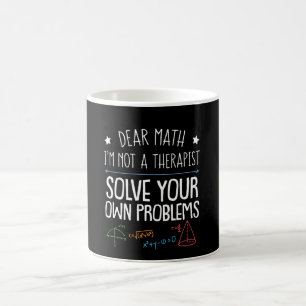 Terapeuten för Mathälskare inte löser eget prob Kaffemugg