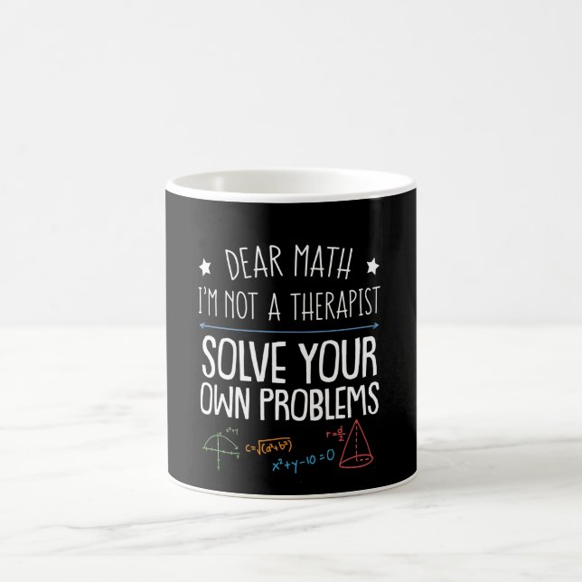 Terapeuten för Mathälskare inte löser eget problem Kaffemugg (Center)