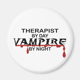 Terapeutvampyr vid natt magnet
