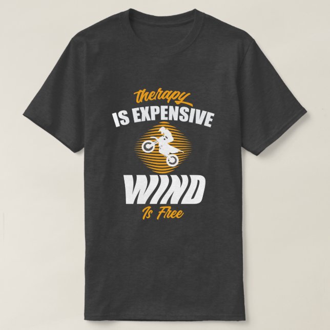 terapi är dyrt windis är gratis t shirt (Design framsida)