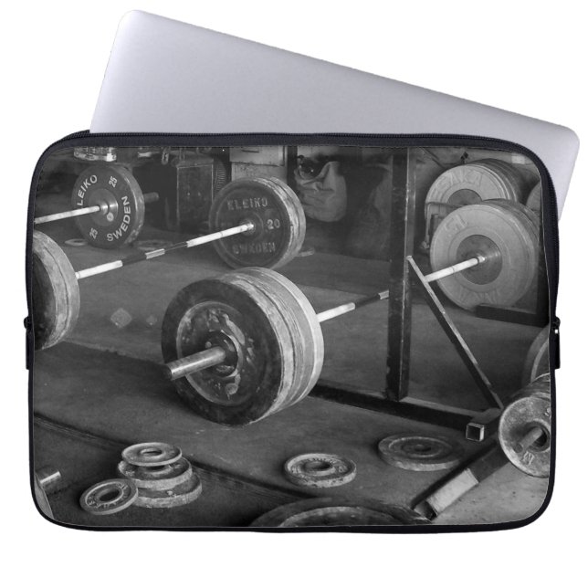 TERAPI (Barbellerna) - "Viktlyftning" Motivering Laptop Fodral (Framsidan)