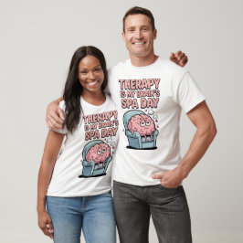Terapi Hjärna Spa Dag Mental Hälsa T-Shirt. T Shirt