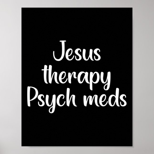 Terapi Psych Meds - Christian Mental Health Poster (Framsidan)