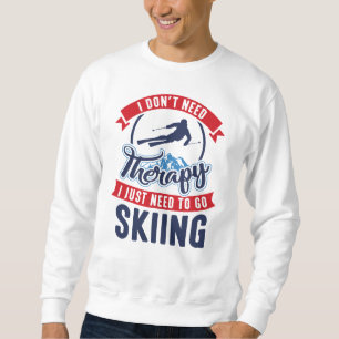 Terapi Skidåkning Lång Ärmad Tröja