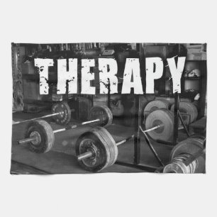 TERAPI (skivstångar) - "Weight lyfta" som är Kökshandduk