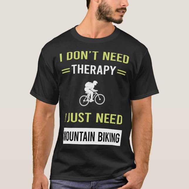 Terapibergsbiking MTB T Shirt (Framsida)